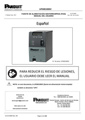 Panduit UPS00100DC Manual Del Usuario