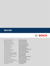 Bosch BEA 550 Manual Original
