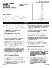 Uline SANITAIRE H-3480 Manual Del Usuario