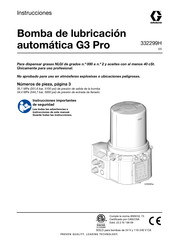 Graco G3 Pro Serie Instrucciones