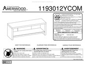 Dorel AMERIWOOD INDUSTRIES 1193012YCOM Instrucciones De Montaje