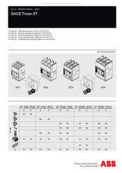 ABB SACE Tmax XT2 Manual Del Usuario