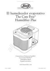 Hunter The Care Free Humidifier Plus Guia De Inicio Rapido