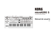 Korg microKORG S Manual De Usuario