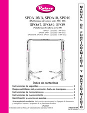 Rotary 500 Serie Manual De Funcionamiento Y Mantenimiento