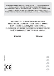 MBM BAGNOMARIA Instrucciones Para La Instalación, El Uso Y El Mantenimiento