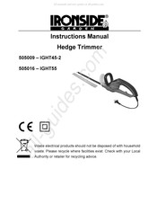 IRONSIDE GARDEN 505016 Manual De Instrucciones