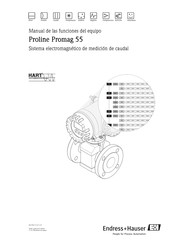 Endress+Hauser Proline Promag 55 Manual De Instrucciones