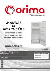 Orima ORA231 Manual De Instrucciones