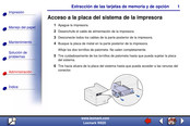 Lexmark W820 Manual De Extracción