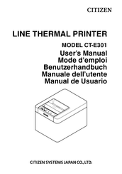 Citizen CT-E301 Manual De Usuario
