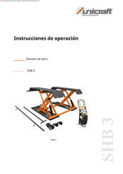 unicraft SHB 3 Instrucciones De Operación