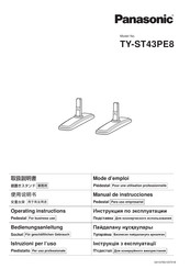 Panasonic TY-ST43PE8 Manual De Instrucciones