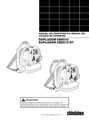 Shindaiwa EB8510RT Manual Del Propietário