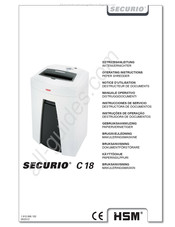 HSM securio C 18 Instrucciones De Servicio
