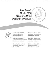 Bair Paws 875 Manual Del Operador