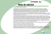 Lexmark Z53 Manual Del Usuario