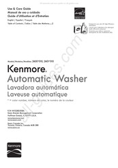 Kenmore 2601-010 Serie Manual De Instrucciones