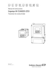 Endress+Hauser Liquisys M CLM253 Manual De Instrucciones