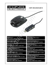 König Electronic CMP-MOUSEHUB10 Manual De Uso