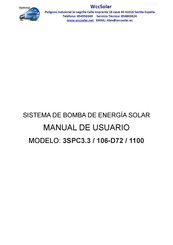 WccSolar 106-D72 Manual De Instrucciones