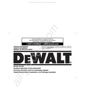 Dewalt DC740 Manual De Instrucciones