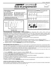 Paradox ESPRIT 728 EXPRESS+ Guía De Programación