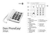 Doro PhoneEasy 331ph Guia De Inicio Rapido