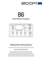 Zoom B6 Manual De Instrucciones