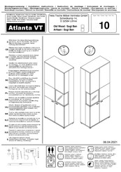 Hela Tische Atlanta VT 10 Instrucciones De Montaje