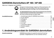 Gardena AP 180 Manual Del Usuario