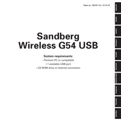 Sandberg G54 Manual Del Usuario