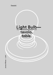 FOSCARINI Light Bulb Instrucciones De Montaje