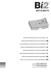 Olimpia splendid B0774 Instrucciones De Montaje Y Uso