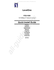 LevelOne FCS-1030 Manual Del Usuario