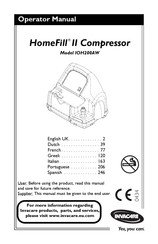 Invacare HomeFill II Manual De Operación
