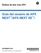Motorola APX NEXT XE Guia Del Usuario