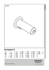 Grohe Europlus E 36 021 Manual Del Usuario