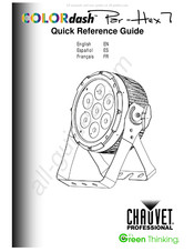 Chauvet Professional COLORdash Par-ttex 7 Manual Del Usuario