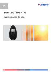 Webasto Telestart T100 HTM Instrucciones De Uso