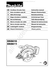 Makita DSS611 Manual De Instrucciones