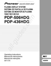 Pioneer PDP-506HDG Manual De Instrucciones