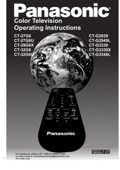Panasonic CT-32G6 Manual Del Usuario