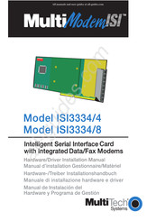 Multitech MultiModem ISI3334/4 Manual De Instalación