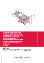 Pfeiffer Vacuum TPG 366 Instrucciones De Instalación