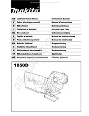 Makita 1050D Manual De Instrucciones