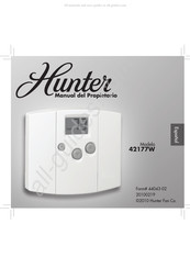 Hunter 42177W Manual Del Propietário