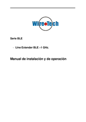 Wire Tech BLE Serie Guia Del Usuario