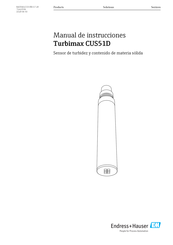 Endress+Hauser Turbimax CUS51D Manual De Instrucciones