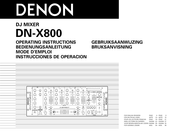 Denon DN-X800 Manual De Instrucciones